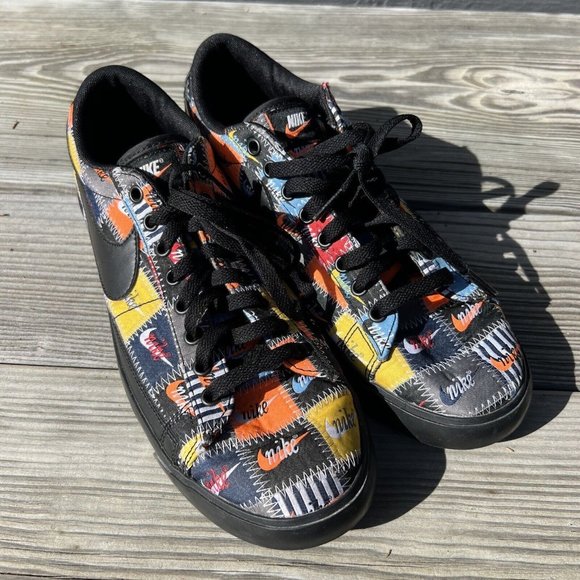 Nike Other - Nike Mens cL9888-001 Blazer Low Patchwork 2019 Black/multi Sz 10.5 Lace up